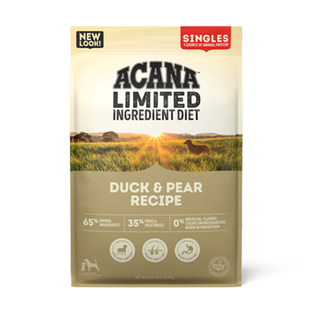 Acana Singles Limited Ingredient Diet Duck & Pear Recipe Perros Adultos Todas las Razas