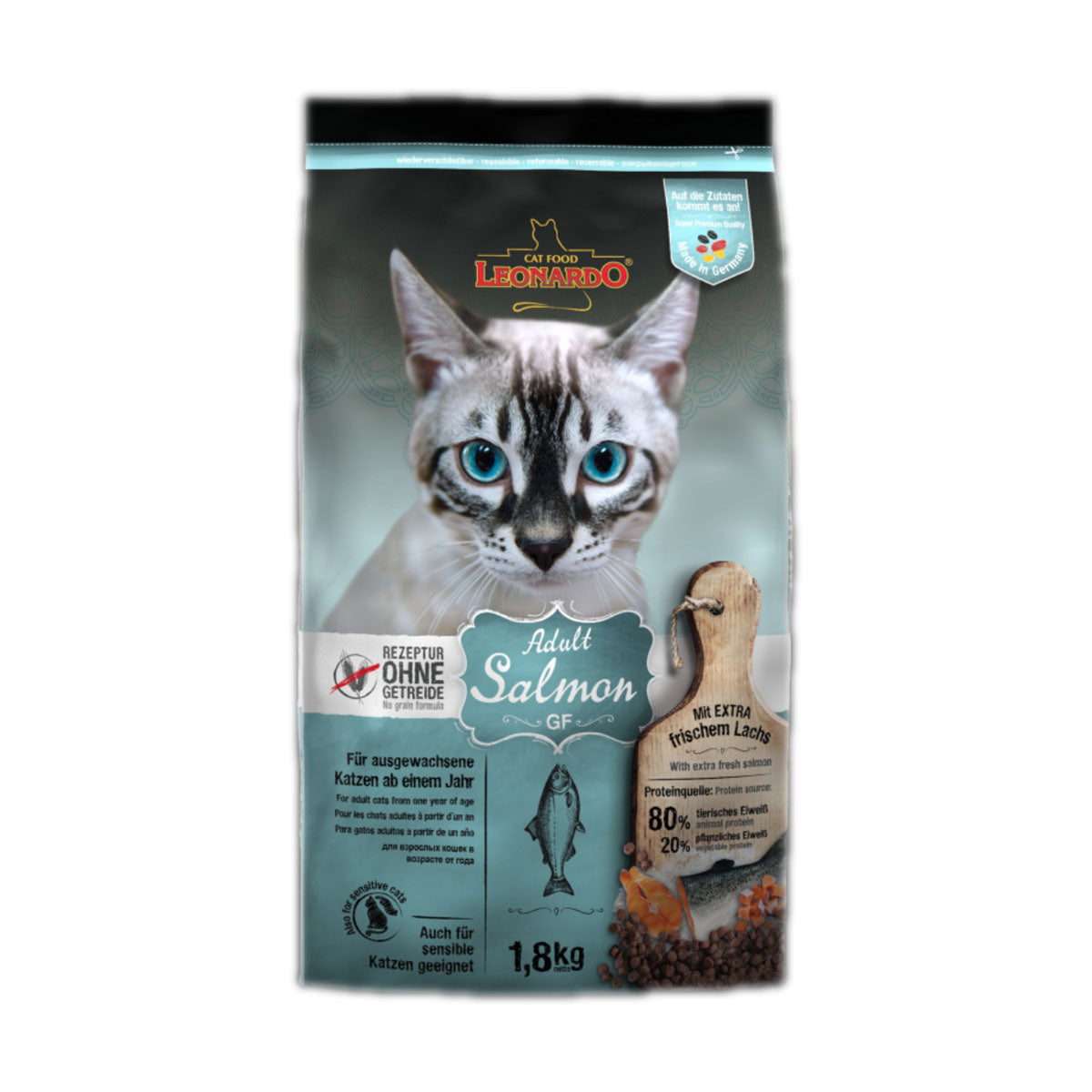 Leonardo Adult Salmon GF (Grain Free) Gatos Adultos