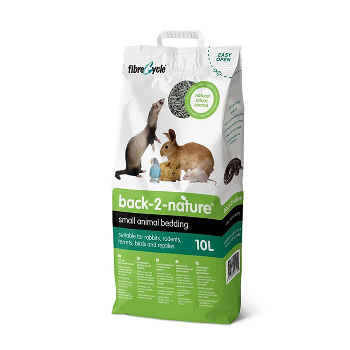 Back 2 Nature Bedding Sustrato de Papel para Animales Pequeños 10 Litros (3,5 Kilos)