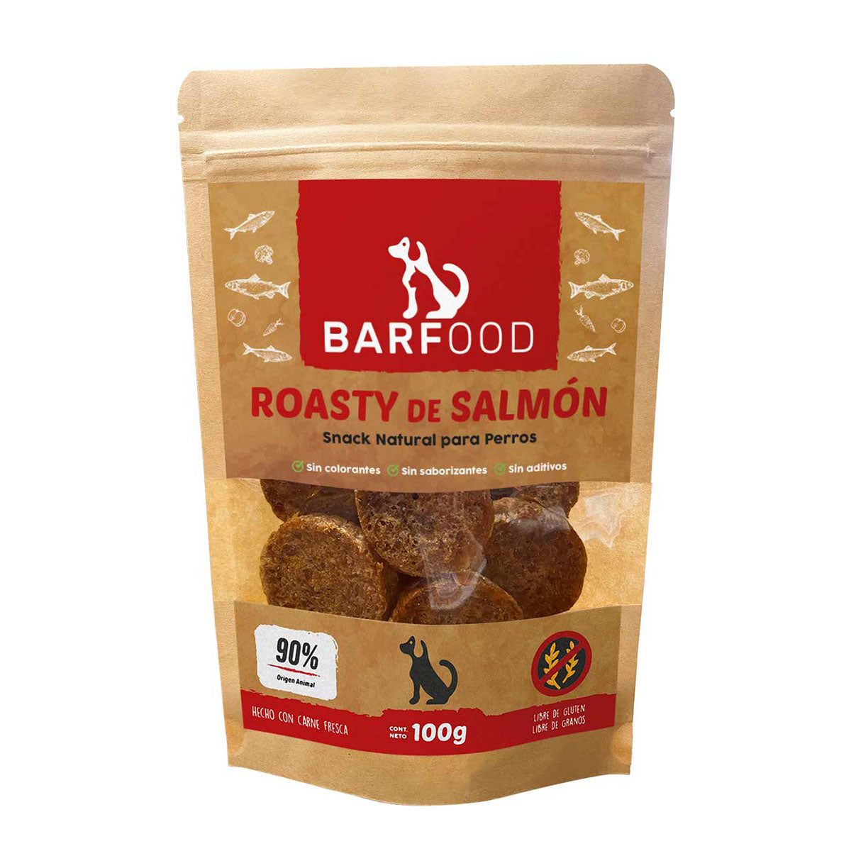 Barfood Snacks Roasty de Salmón 100 Gramos