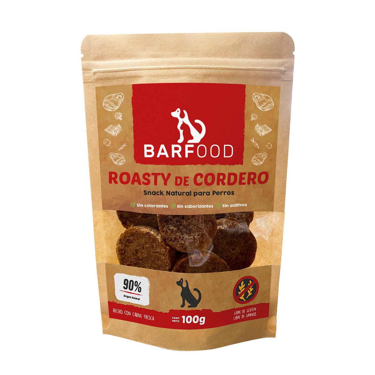 Barfood Snacks Roasty de Cordero 100 Gramos