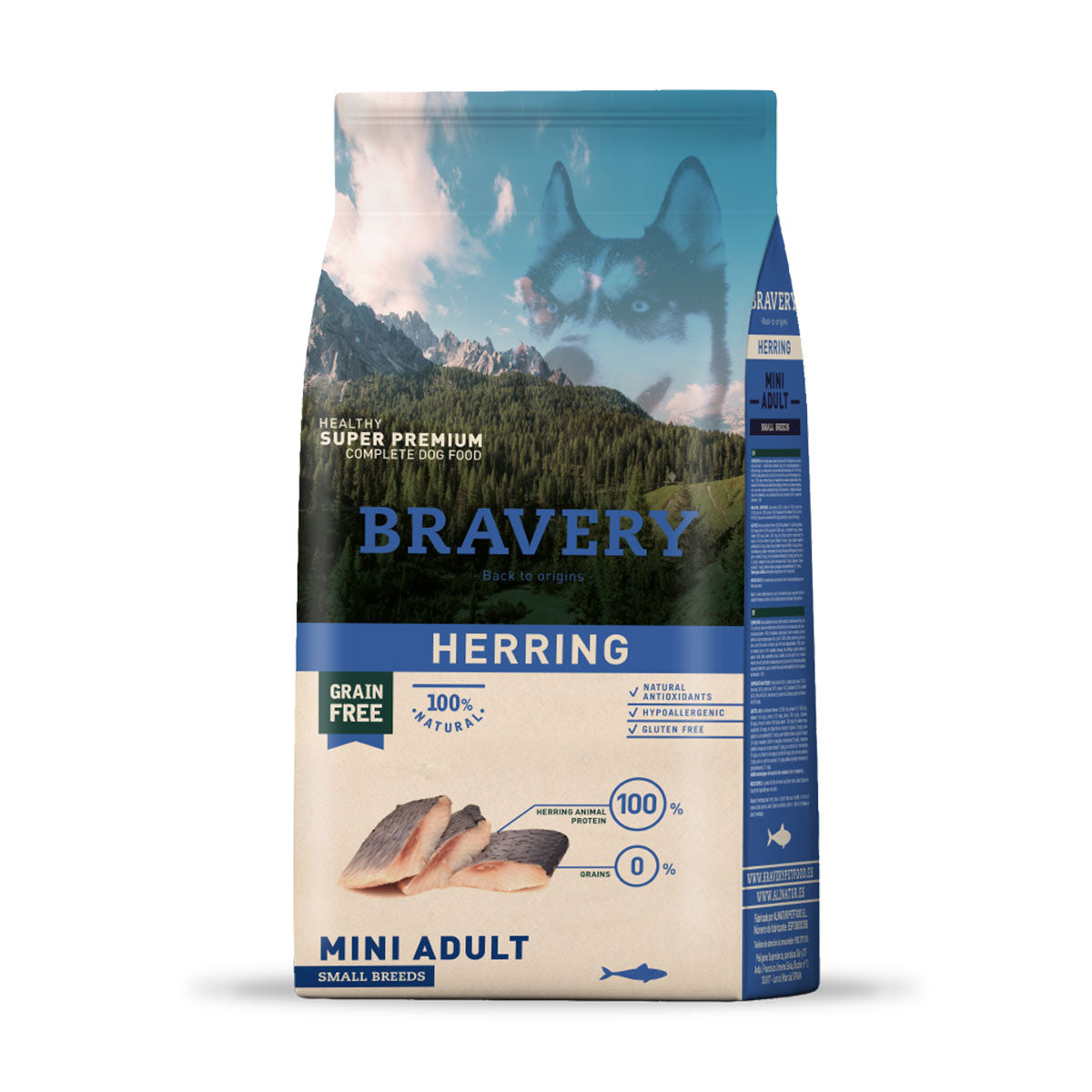 Bravery Herring (Arenque) Mini Adult Small Breeds Perros Adultos Razas Pequeñas