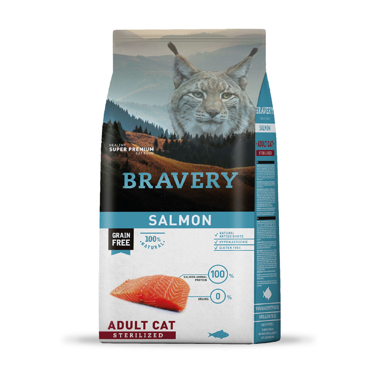 Bravery Salmon Adult Cat Sterilized Gatos Adultos Esterilizados