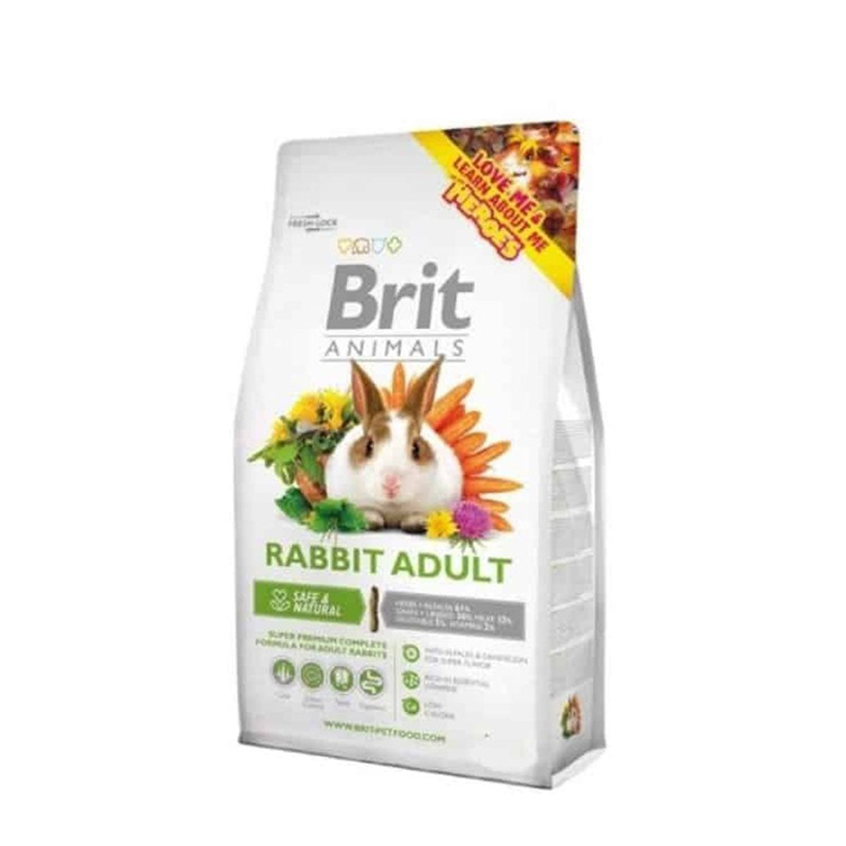 Brit Animals Alimento Completo para Conejos Jóvenes y Adultos 300 Gramos