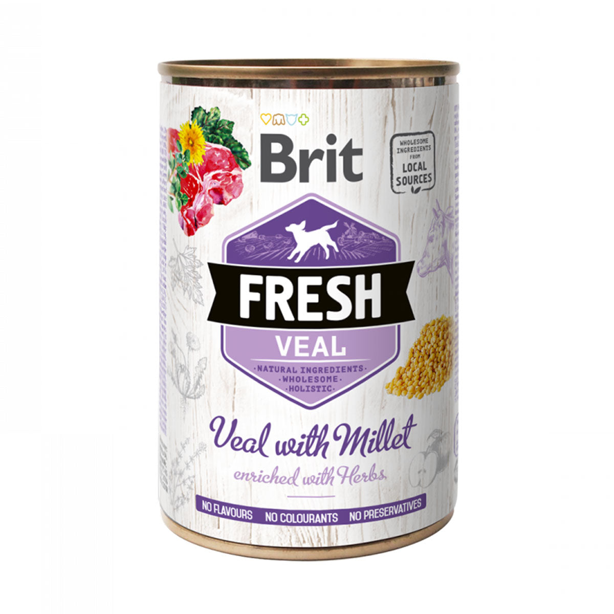 Brit Fresh Veal with Millet (ternera con mijo) para Perros 400 Gramos