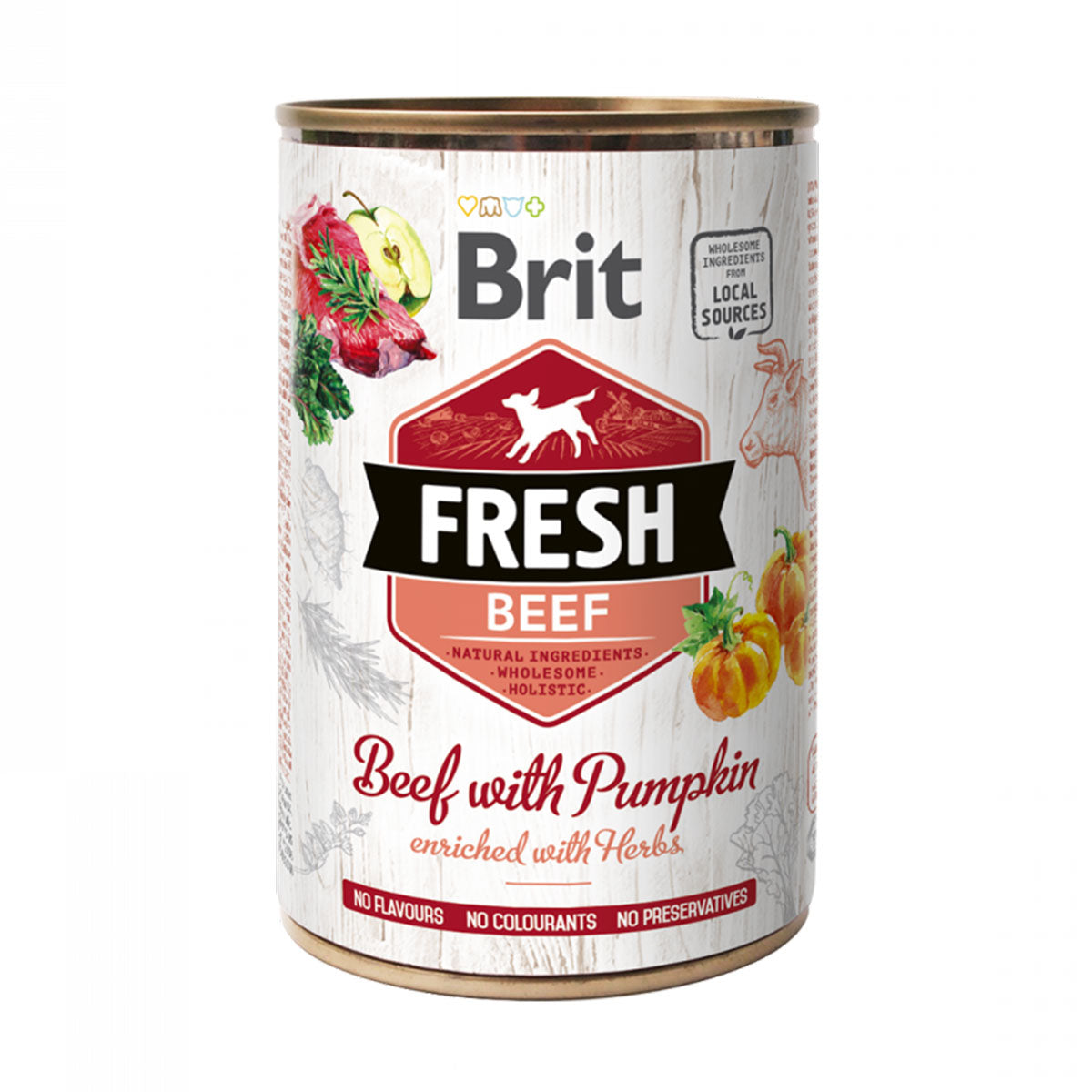 Brit Fresh Beef with Pumpkin (carne con calabaza) para Perros 400 Gramos