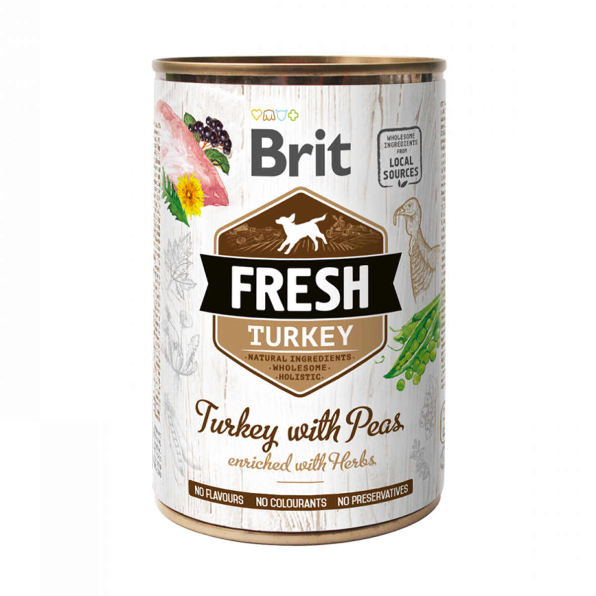 Brit Fresh Turkey with Peas (pavo con guisantes) para Perros 400 Gramos