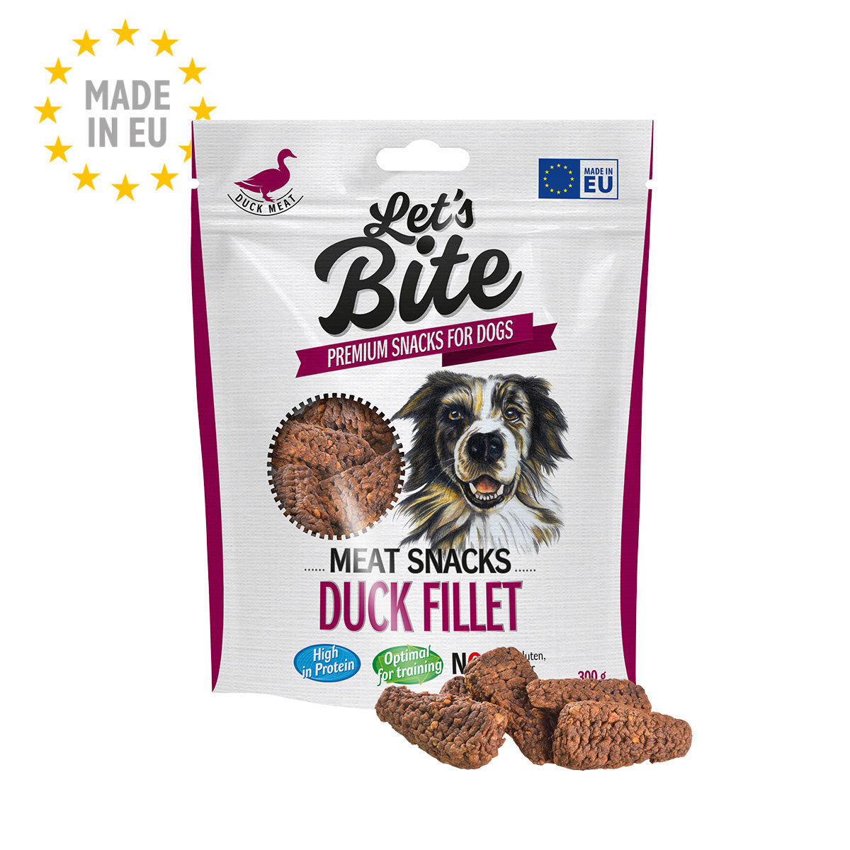 Let's Bite Meat Snacks Duck Fillets (filete de pato) 80 Gramos