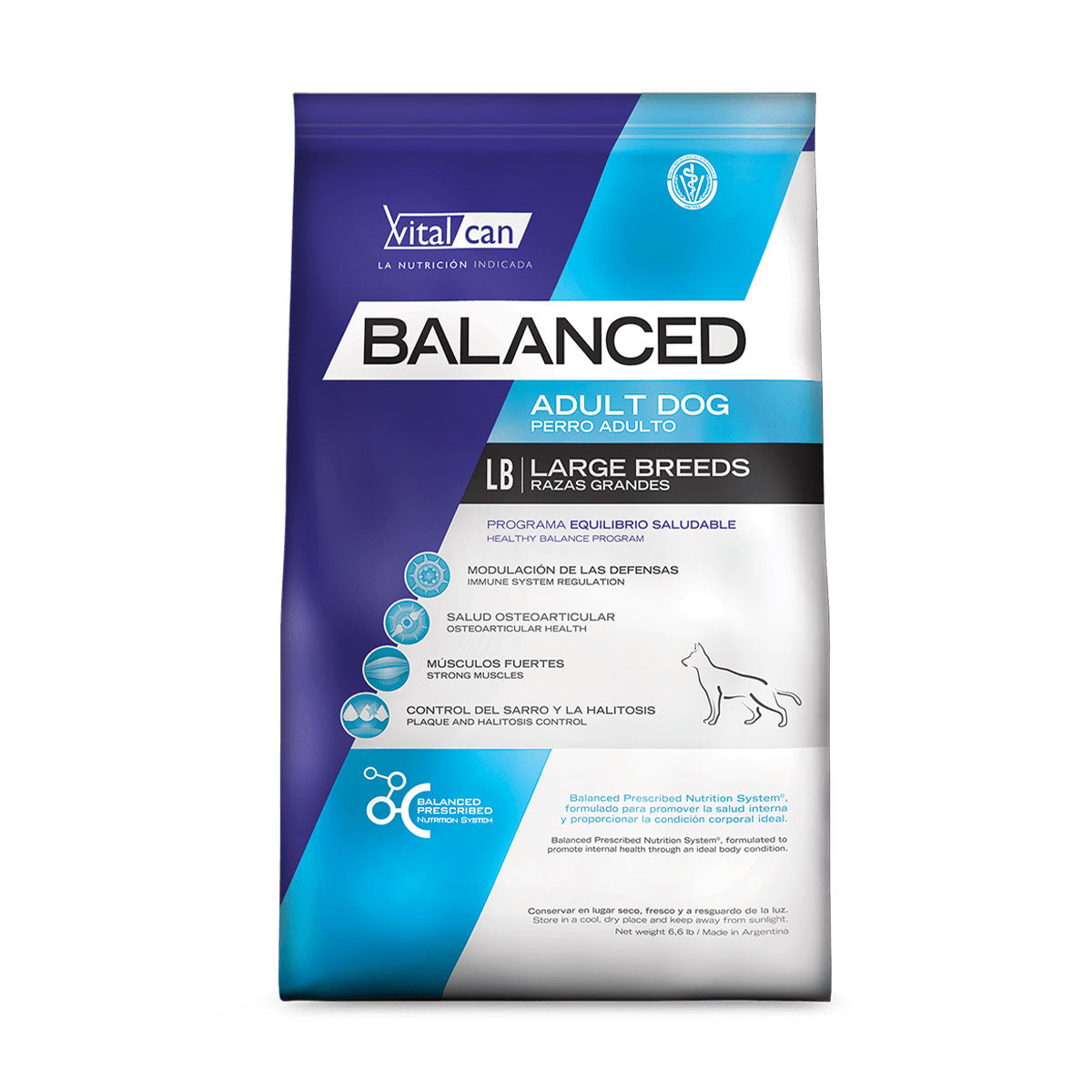 Vitalcan Balanced Perros Adultos Razas Grandes