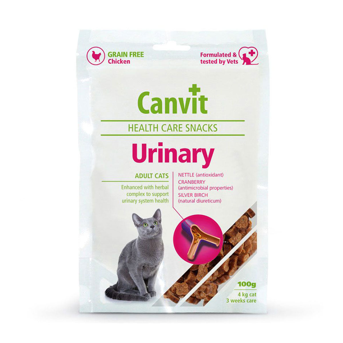 Canvit Health Care Urinary snacks para gatos 100 Gramos