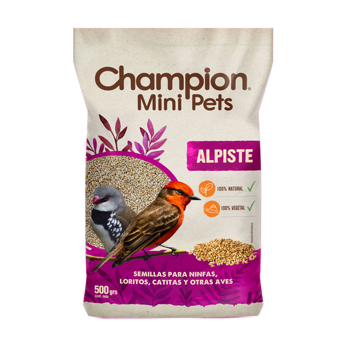 Champion Mini Pets Alpiste 500 Gramos