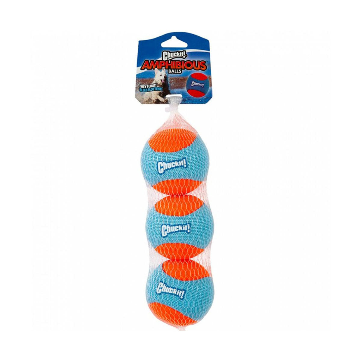 Chuckit! Pelotas Flotantes Amphibious Balls Pack de 3