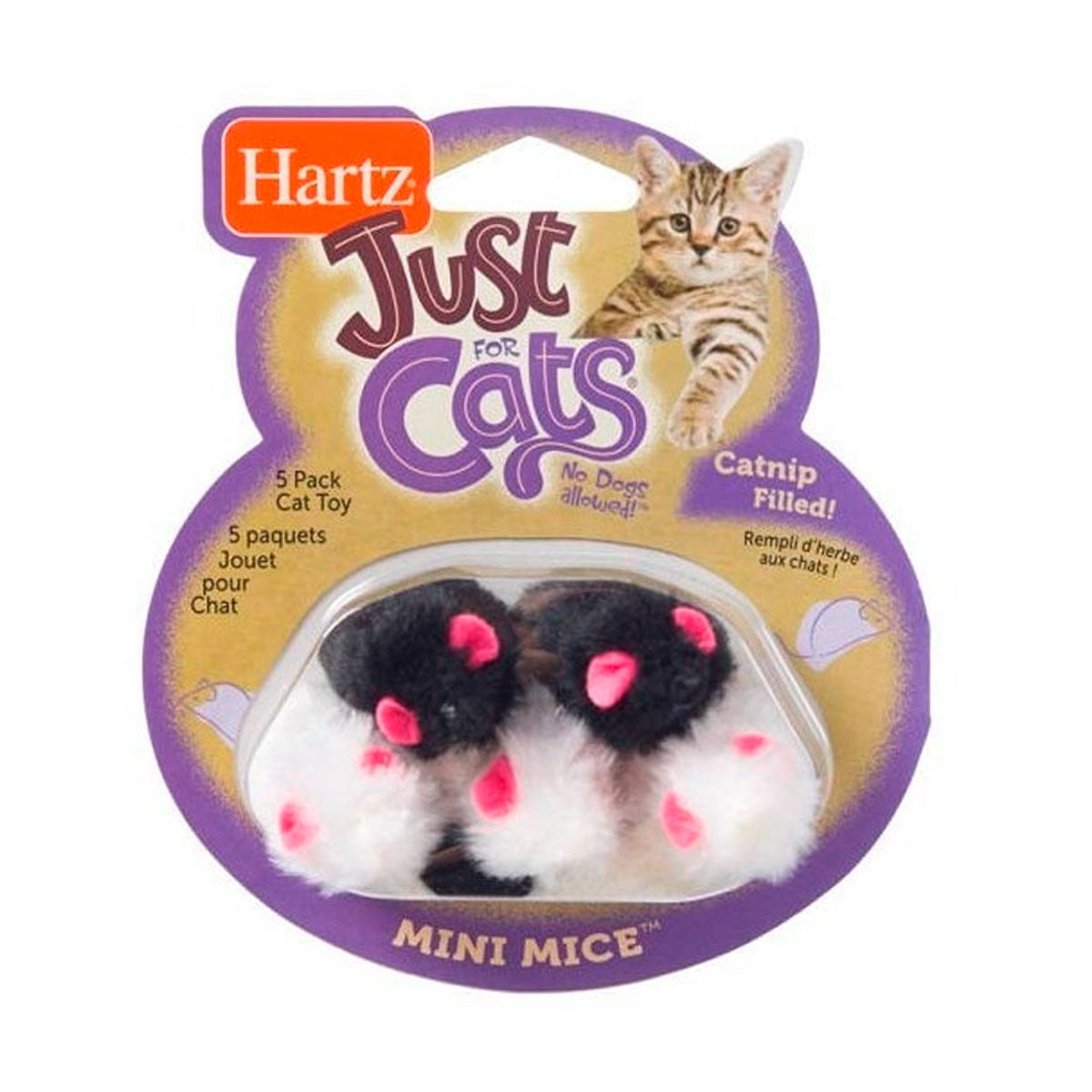 Hartz Mini Mice 5 ratoncitos Juguete para Gatos