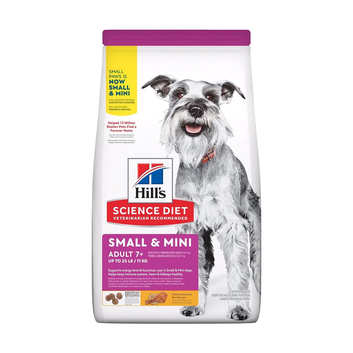 Hill's® Science Diet® Adult 7+ Small & Mini Perros Adultos Razas Mini y Pequeñas