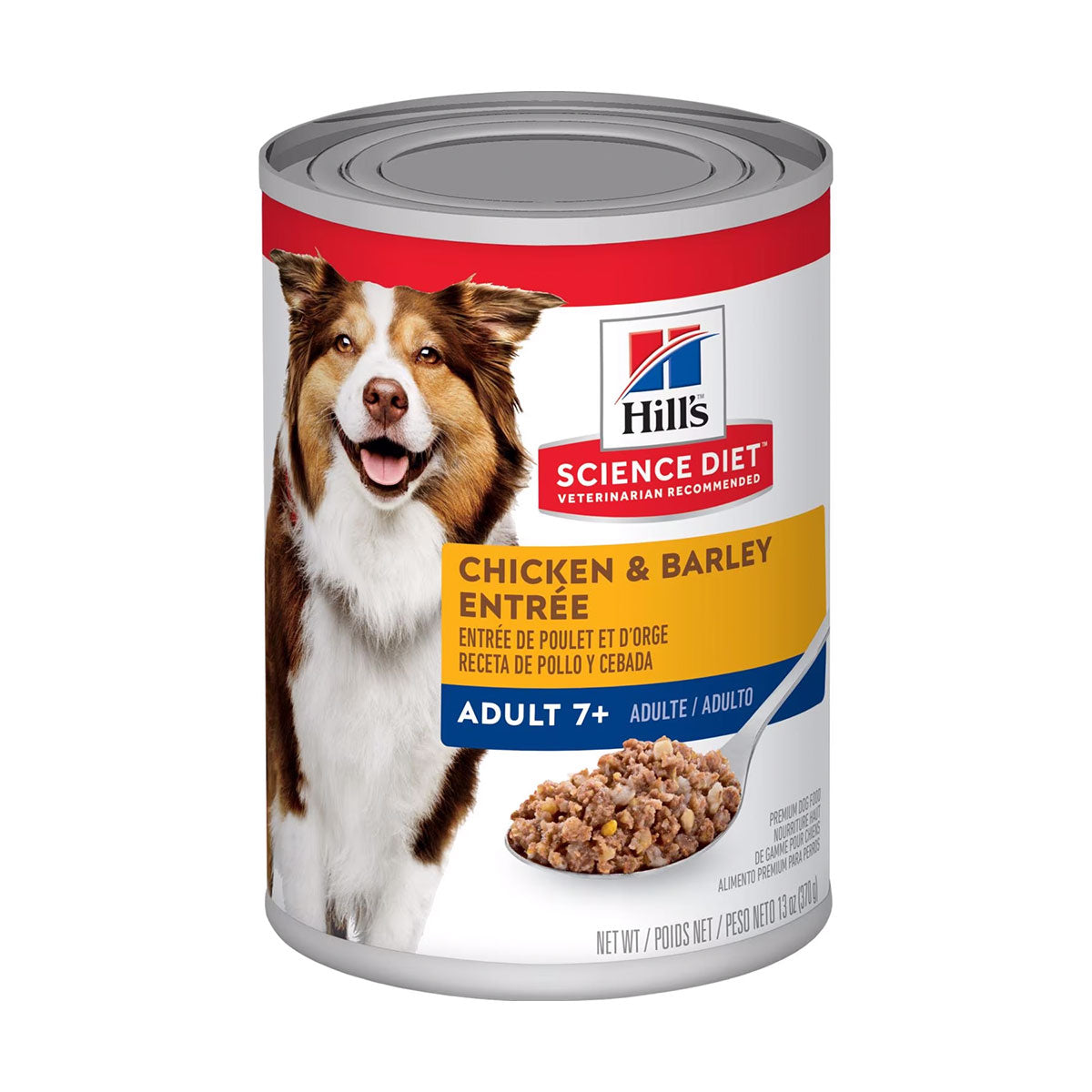 Hill's® Science Diet® Adult 7+ Chicken & Barley Entrée Dog Food 370 Gramos