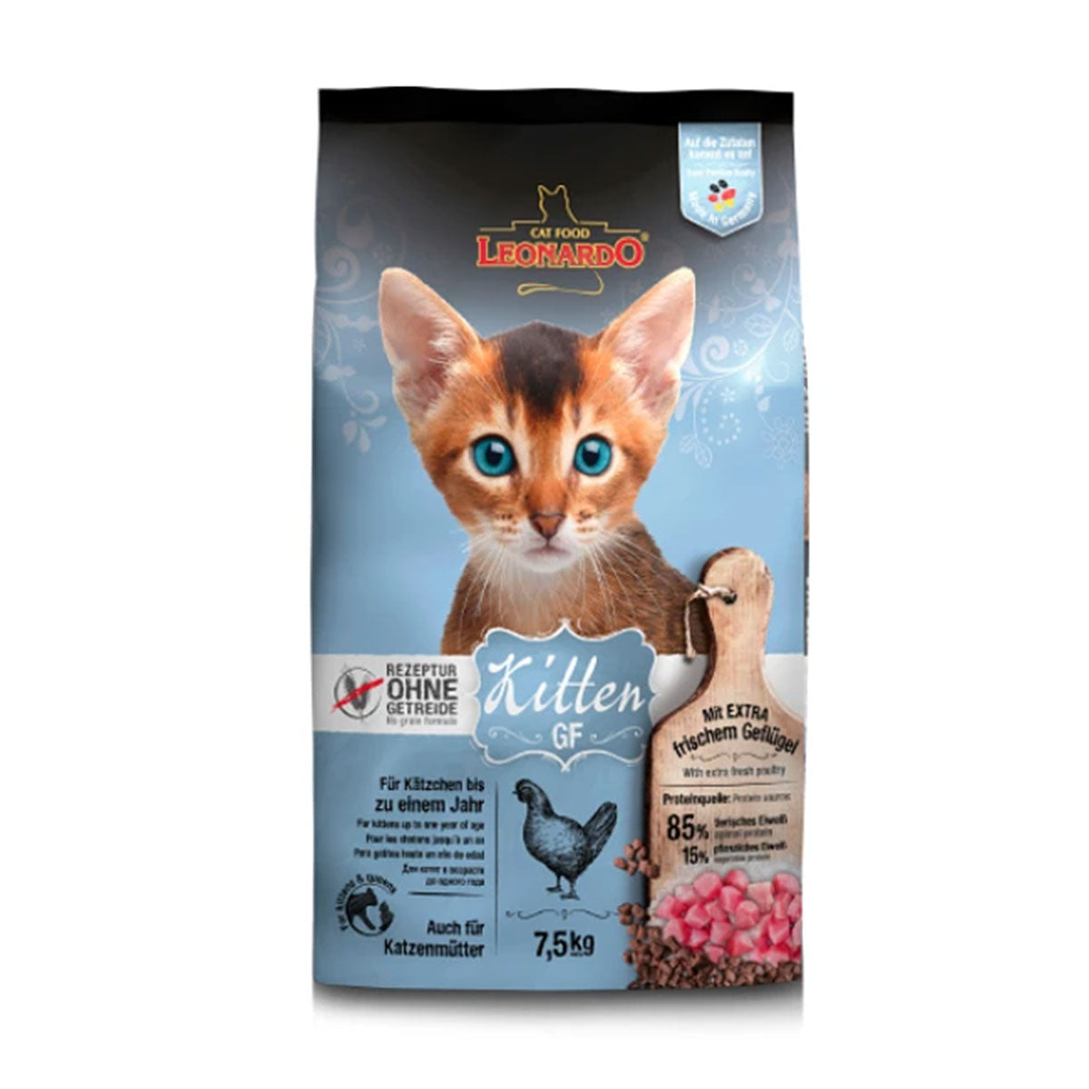 Leonardo Kitten GF Grain Free Sin Cereales Gatitos y Gatas Lactantes