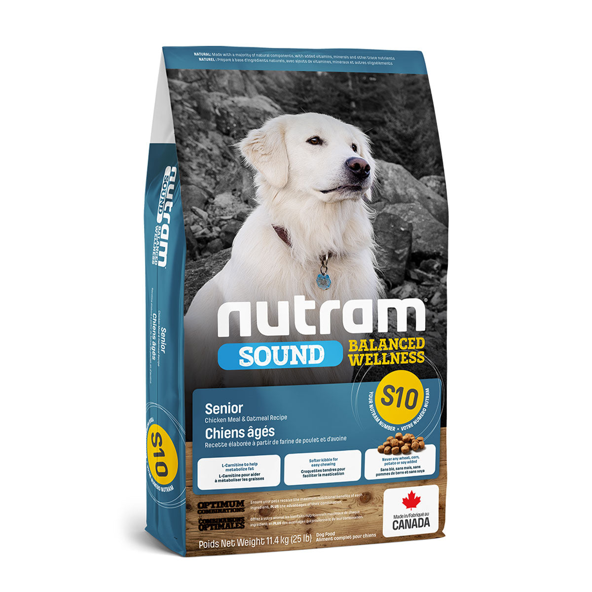 Nutram S10 Sound Balanced Wellness Senior Perros Senior Todas las Razas