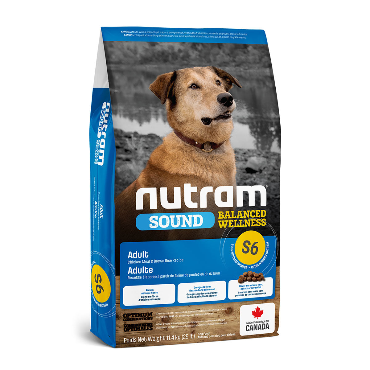 Nutram S6 Sound Balanced Wellness Adult Perros Adultos Todas las Razas