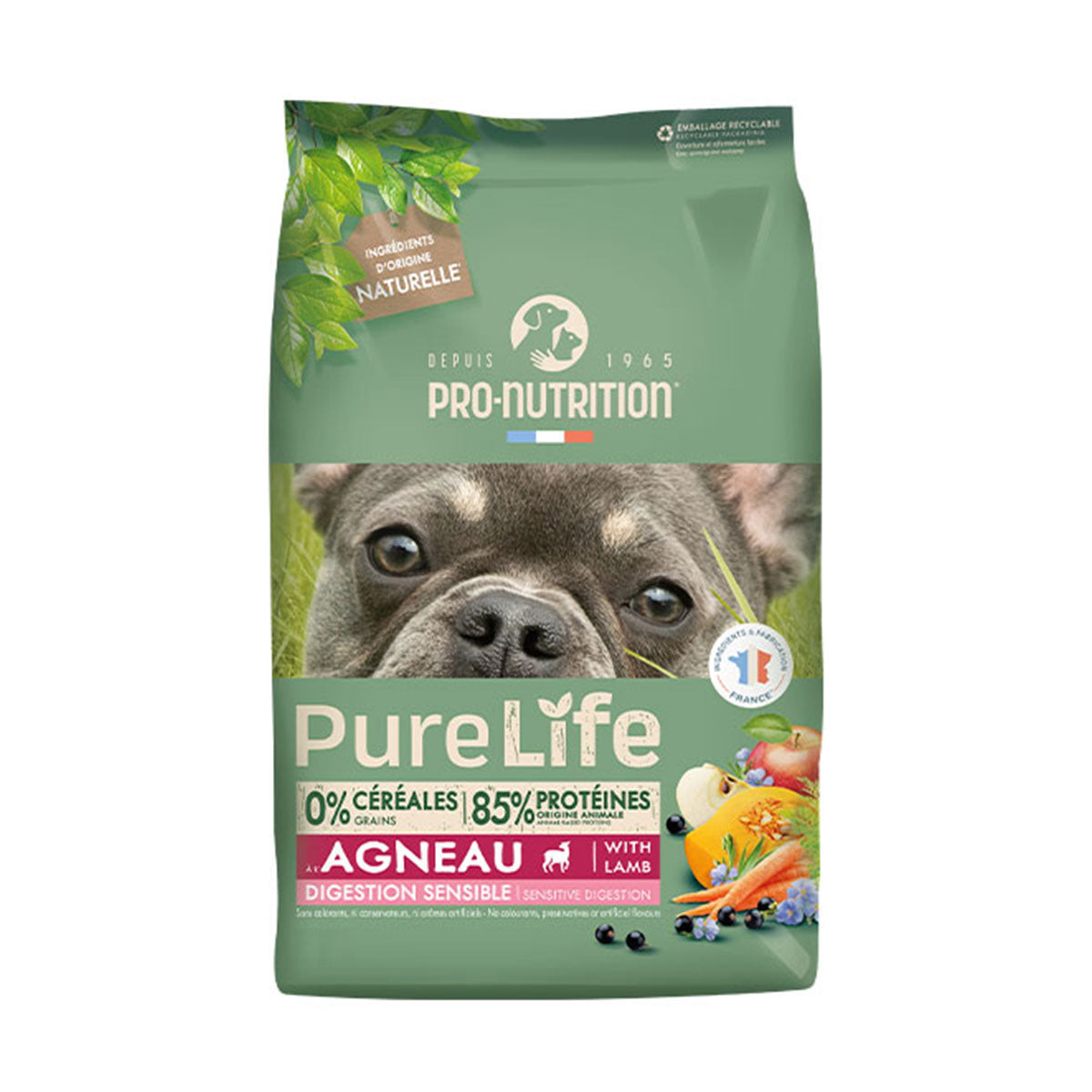 Pro Nutrition Pure Life Sensitive Digestion with Lamb sin Granos ni Gluten para Perros Sensibles