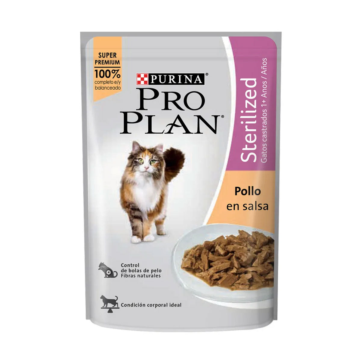 Pro Plan Gatos Esterilizados Pollo en Salsa 85 Gramos