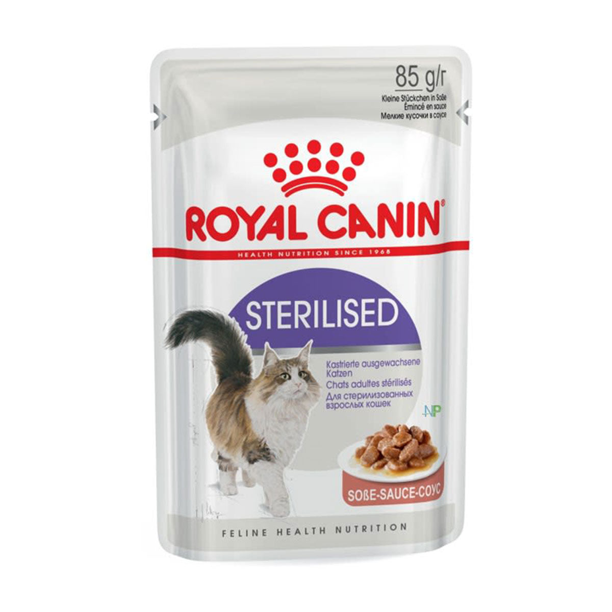 Royal Canin Sterilised Felino Pouch 85 Gramos