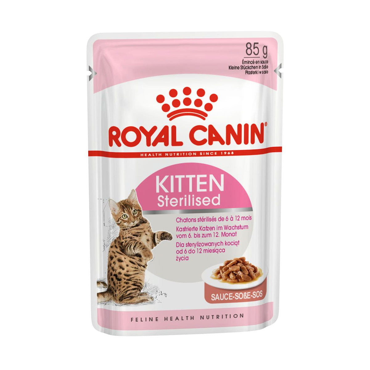 Royal Canin Kitten Sterilised Pouch 85 Gramos