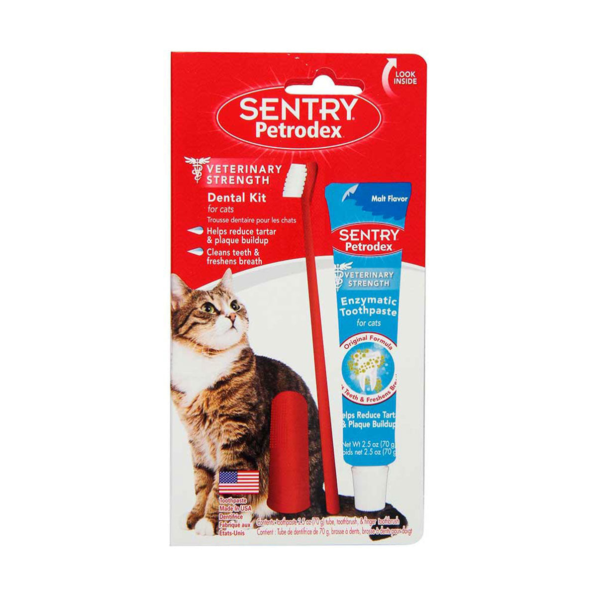 Sentry Petrodex Dental Care Kit Cat Malt Toothpaste