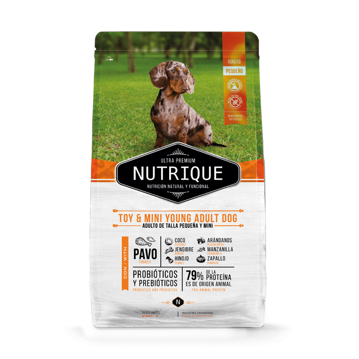 Nutrique Toy & Mini Young Adult Dog Perros Adultos Razas Mini y Pequeñas