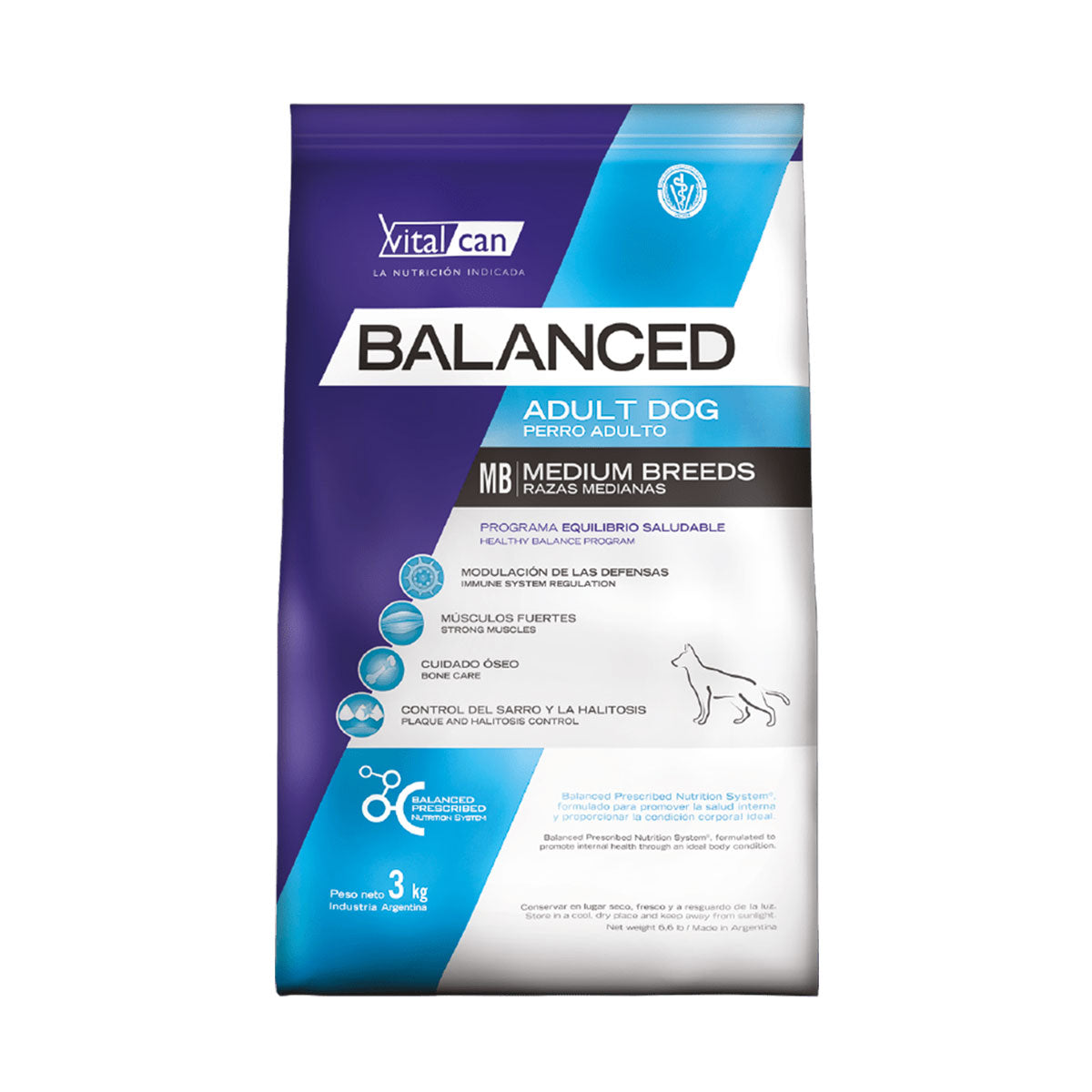 Vitalcan Balanced Perros Adultos Razas Medianas